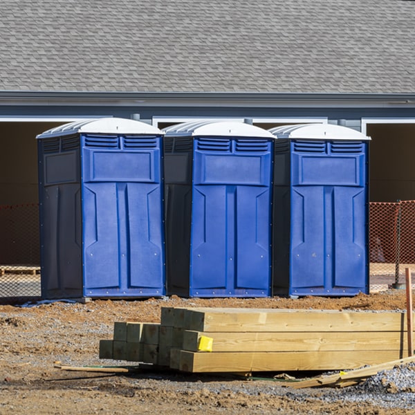 is there a specific order in which to place multiple portable restrooms in Poteau OK